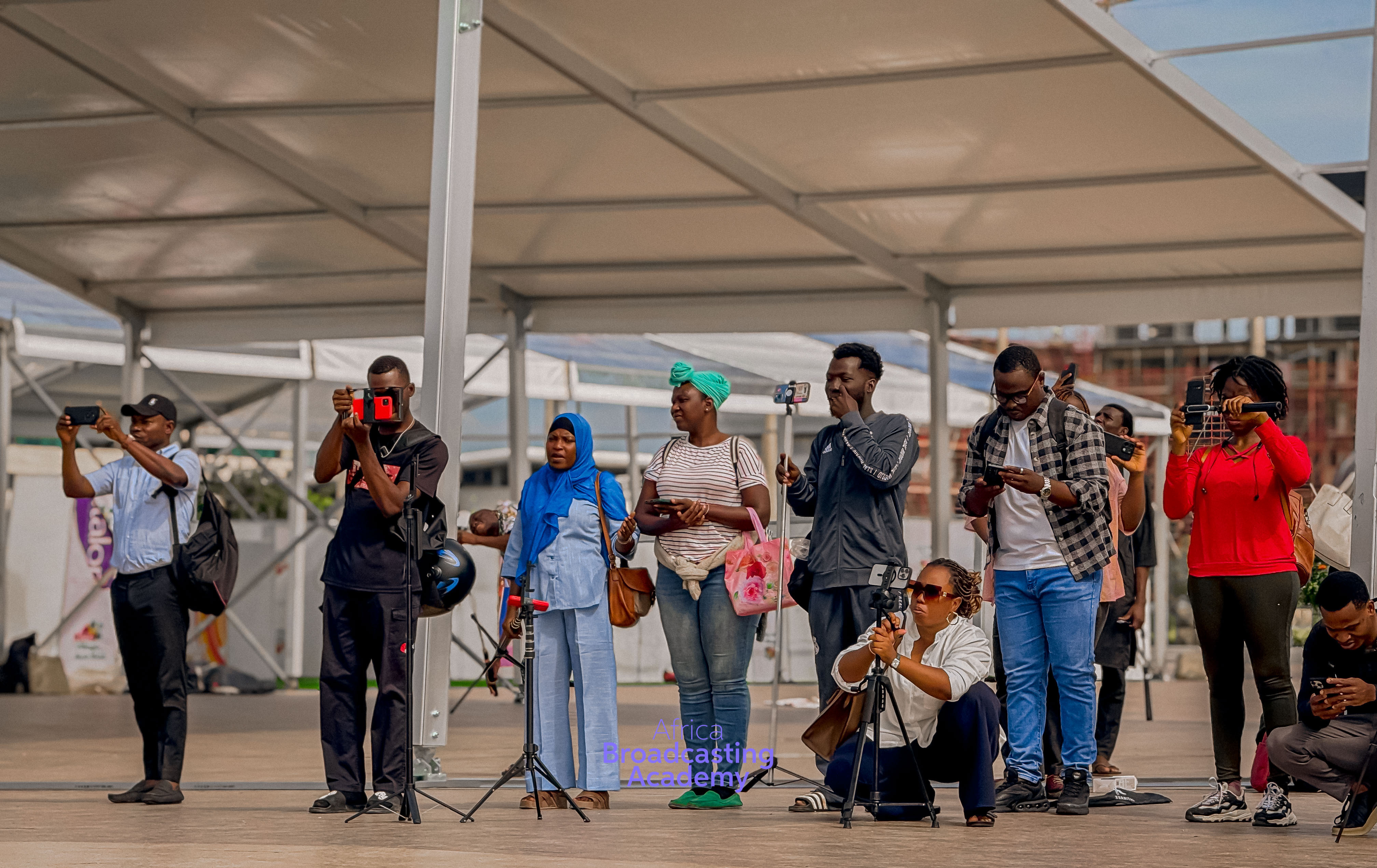 African marketplace showcasing cultural vibrancy in a documentary setting